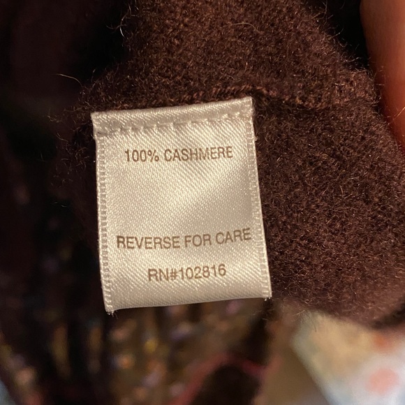 Garnet Hill cashmere sweater XS/S - Picture 5 of 5